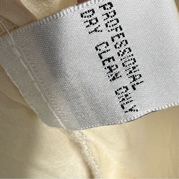 Vintage 90s Lillie Rubin 100% Silk Tank Top Blouse Cream Size 6 - Picture 5 of 5